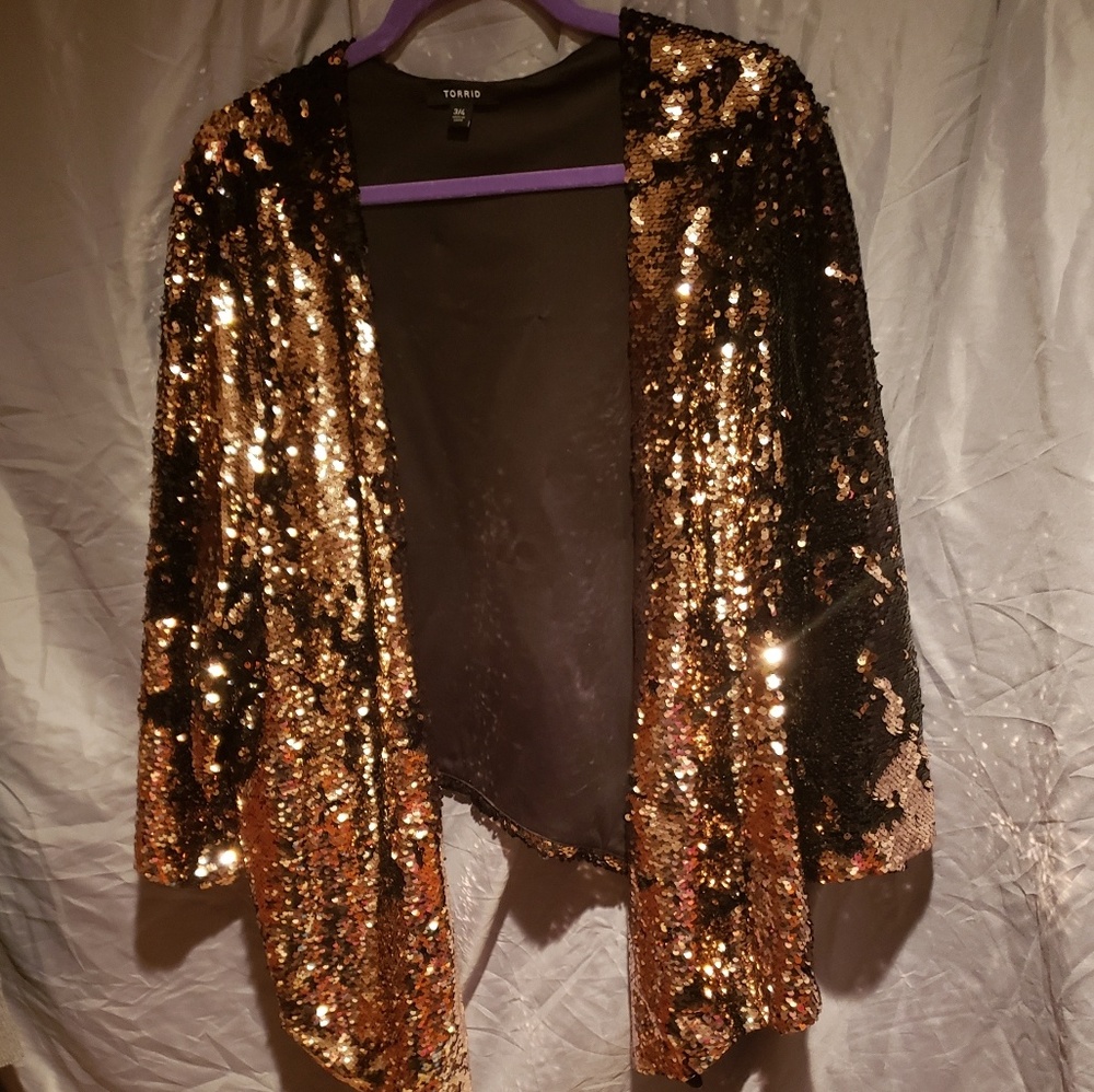 Mermaid sequin blazer size 3/4